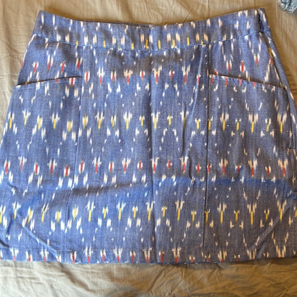 Mata Traders 100% cotton ikat skirt